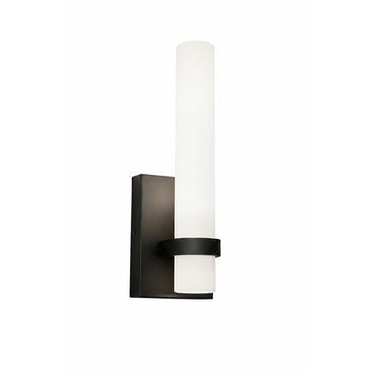 AFX Lighting Miami 1 Light Sconce, Black/White