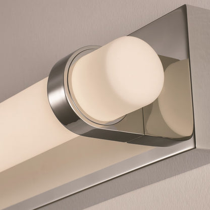 AFX Lighting Miami 1 Light 18" Vanity, Polished Chrome/White