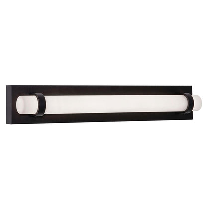 AFX Lighting Miami 1 Light 24" Vanity, Black/White