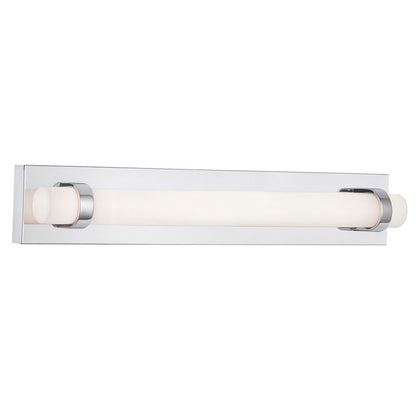 AFX Lighting Miami 1 Light 24" Vanity, Polished Chrome/White