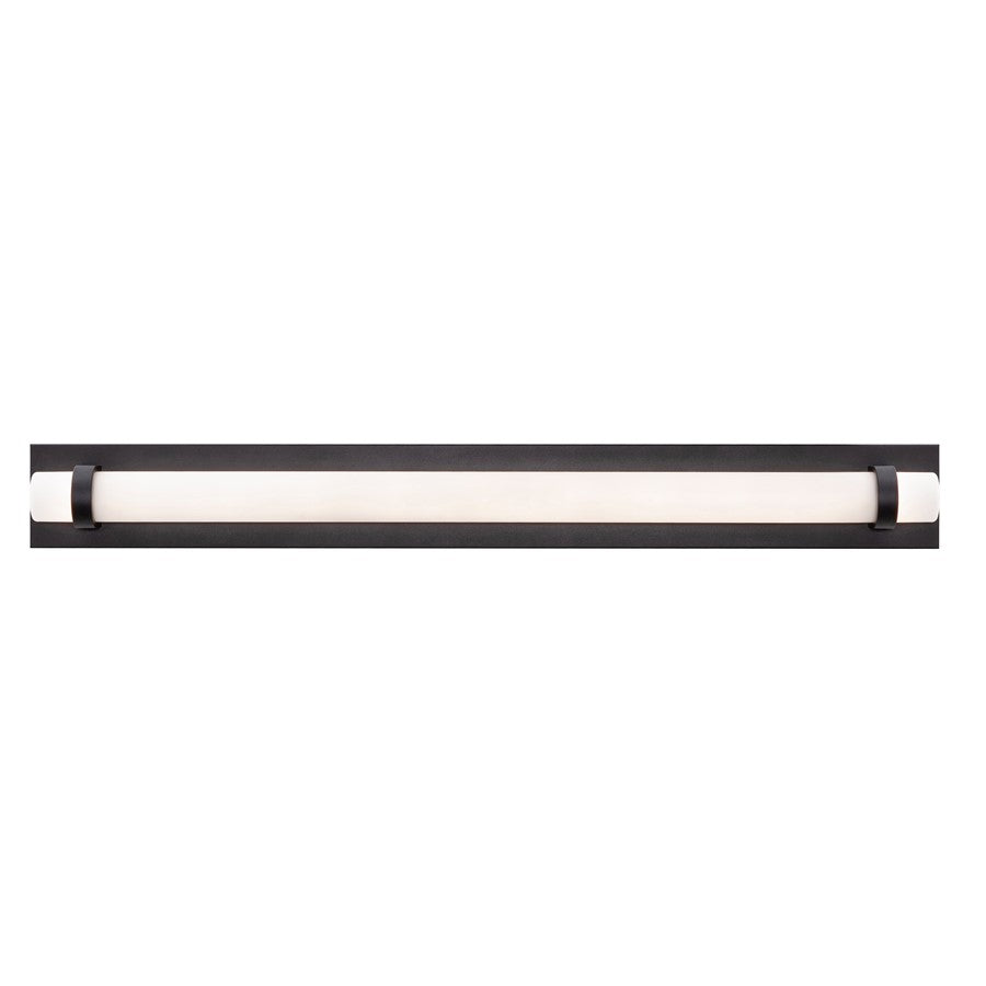 AFX Lighting Miami 1 Light 36" Vanity, Black/White - MIAV3604LAJUDBK