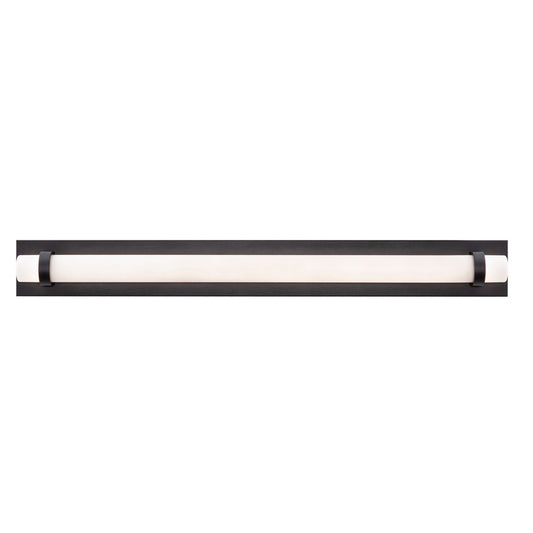 AFX Lighting Miami 1 Light 36" Vanity, Black/White - MIAV3604LAJUDBK