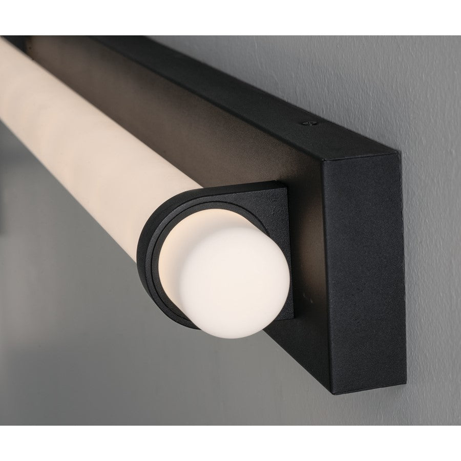 AFX Lighting Miami 1 Light 36" Vanity, Black/White