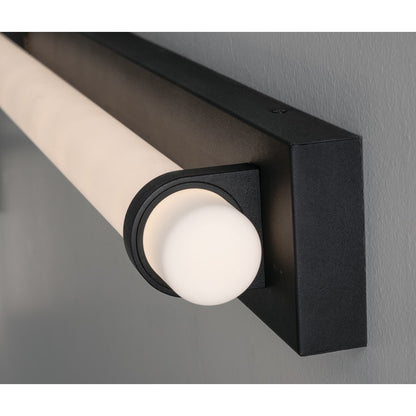 AFX Lighting Miami 1 Light 36" Vanity, Black/White