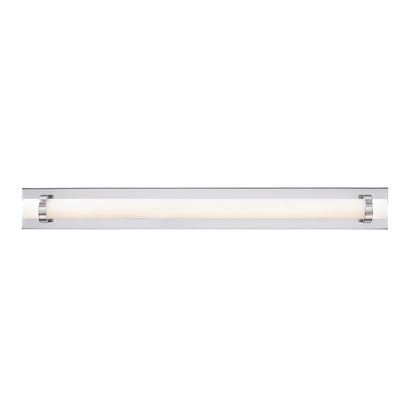 AFX Lighting Miami 1 Light 36" Vanity, Polished Chrome/White - MIAV3604LAJUDPC