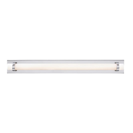 AFX Lighting Miami 1 Light 36" Vanity, Polished Chrome/White - MIAV3604LAJUDPC