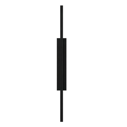 AFX Mono 50in LED Outdoor Wall Sconce | Modern Black Aluminum and White Acrylic | Patio & Exterior Wall | 1300 Lumens, 5-CCT | Model MNOW0550LAJUDBK