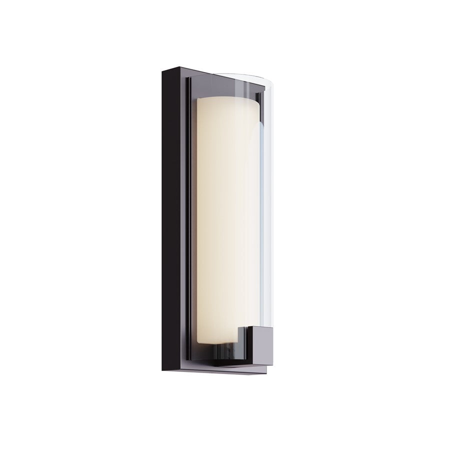 AFX Lighting Mesa 1 Light Sconce, Bronze/Clear, White - MSAS0512LAJUDBZ