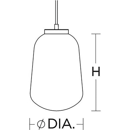 AFX Lighting Olivia 1Lt 7" LED Pendant, Antique Brass/White