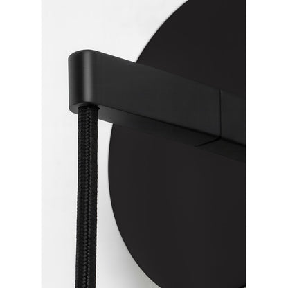 AFX Lighting Olivia 1Lt 14" LED Wall Sconce, Black/White