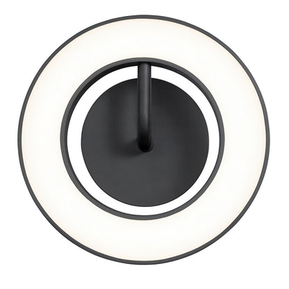 AFX Lighting One 1Lt 10" LED Wall Sconce, Black/White