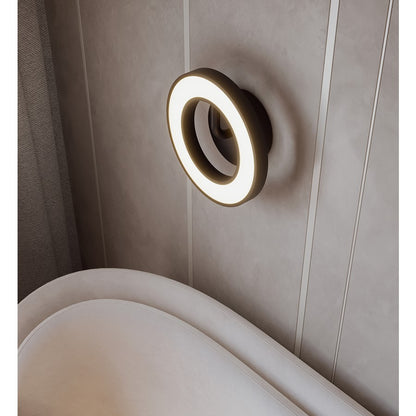 AFX Lighting One 1Lt 10" LED Wall Sconce, Black/White