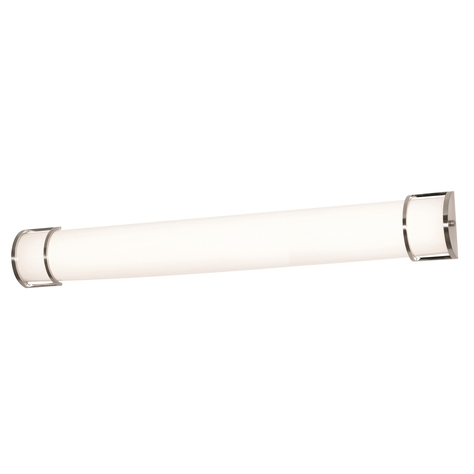 AFX Lighting Pacific 1Lt 48" Vanity Light, Satin Nickel/White