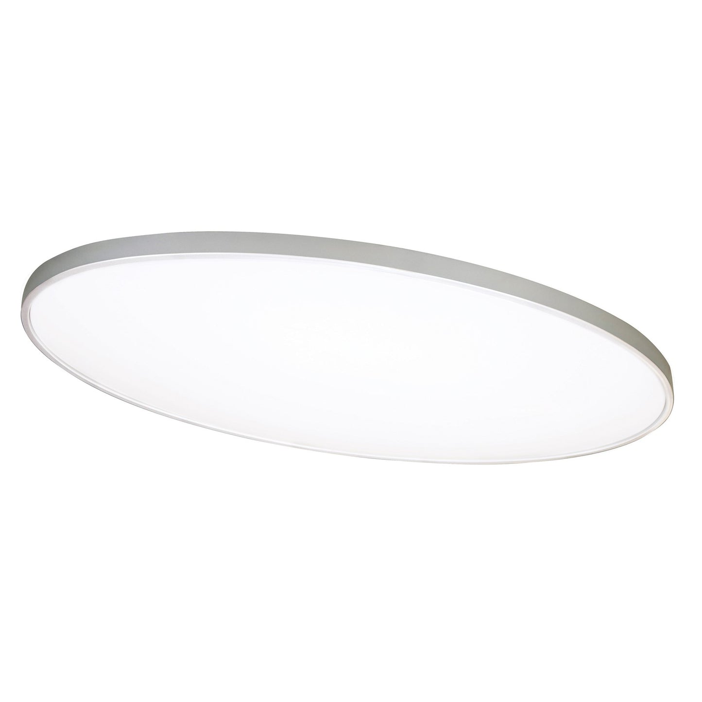 AFX Lighting Ideal 32'' Oval 1Lt LED Flush Mount, Nickel/White