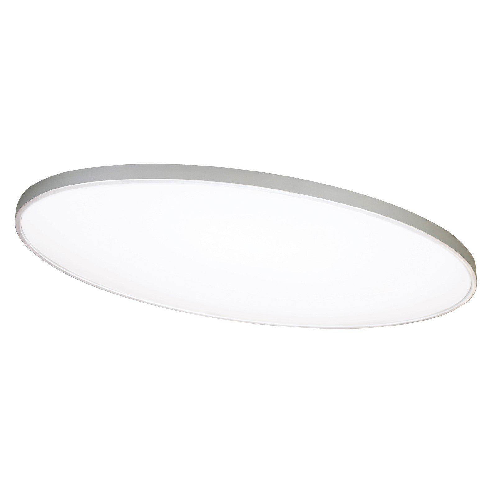 AFX Lighting Ideal 32'' Oval 1Lt LED Flush Mount, Nickel/White