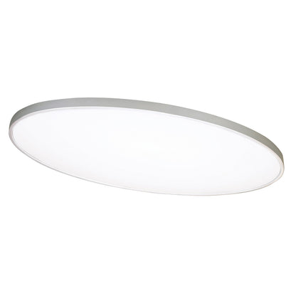 AFX Lighting Ideal 32'' Oval 1Lt LED Flush Mount, Nickel/White