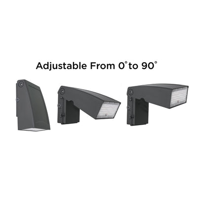 AFX Lighting Poly 1 Light 8" Outdoor Wall Light, Black/Clear