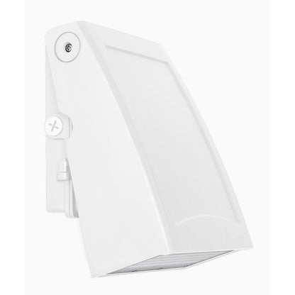 AFX Lighting Poly 1 Light 11" Outdoor Wall Light, White/Clear - POLW0911LAJD2WH