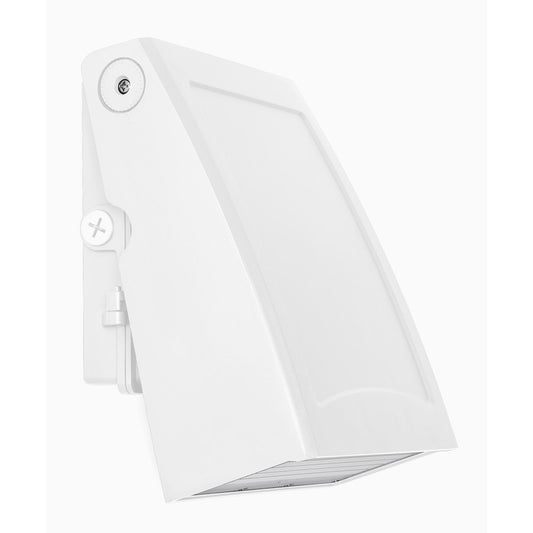 AFX Lighting Poly 1 Light 11" Outdoor Wall Light, White/Clear - POLW0911LAJD2WH