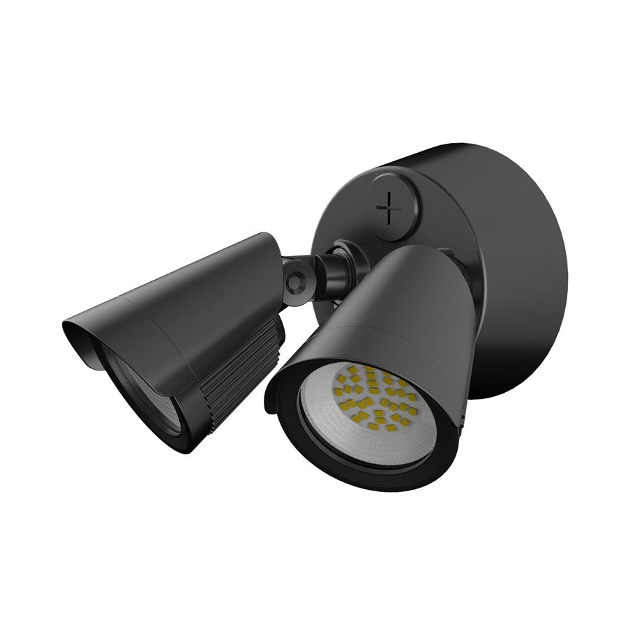AFX Lighting Pratt 2LT 5'' Outdoor LED Sconce, Black/Black - PRTW0905LAJENBK