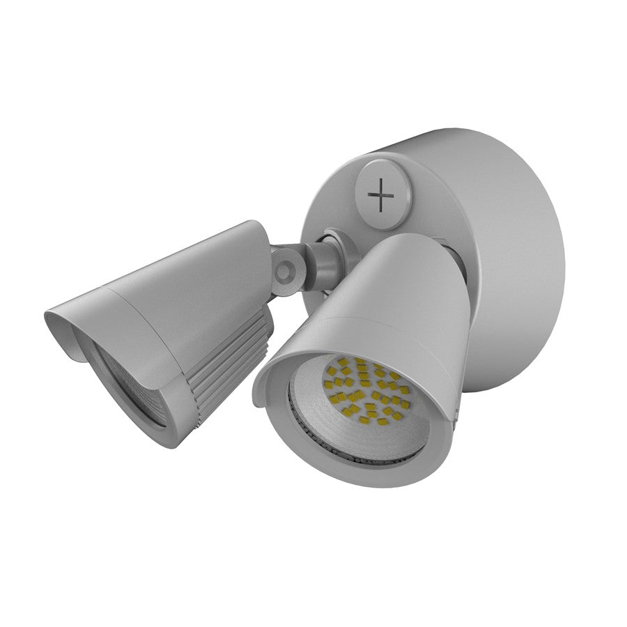 AFX Lighting Pratt 2LT 5'' Outdoor LED Sconce, Grey/Grey - PRTW0905LAJENTG