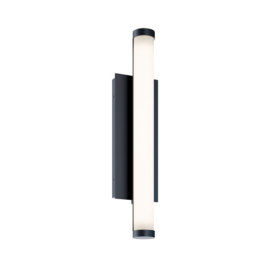 AFX Lighting Path 1Lt 24" LED Outdoor Sconce, Black/Frosted - PTHW0624LAJUDBK