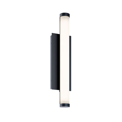 AFX Lighting Path 1Lt 24" LED Outdoor Sconce, Black/Frosted - PTHW0624LAJUDBK