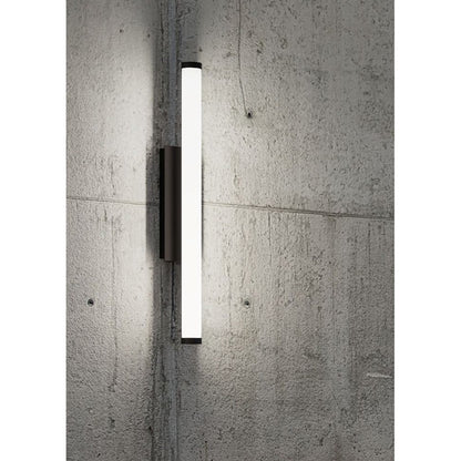 AFX Lighting Path 1Lt 36" LED Outdoor Sconce, Black/Frosted