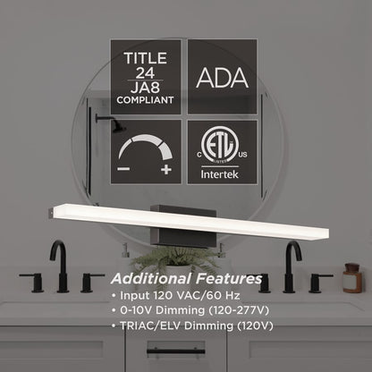 1 Light 24" Wall Sconce