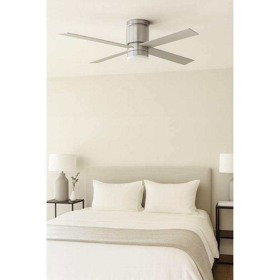 AFX Lighting Ross 1Lt 52" 4 Blade LED Fan, NK/FR/Remote