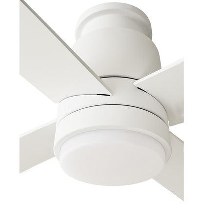 AFX Lighting Ross 1Lt 52" 4 Blade LED Fan, WH/FR/Remote