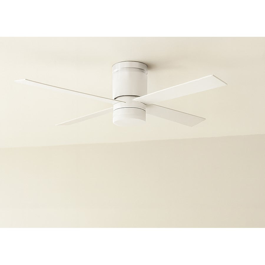 AFX Lighting Ross 1Lt 52" 4 Blade LED Ceiling Fan, WH/FR