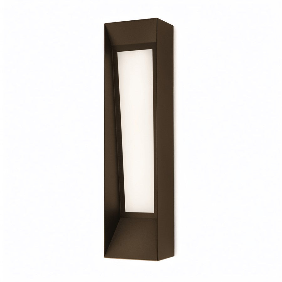 AFX Lighting Rowan 1 Light 20" LED Wall Sconce, Bronze/White - RWNW0520LAJUDBZ