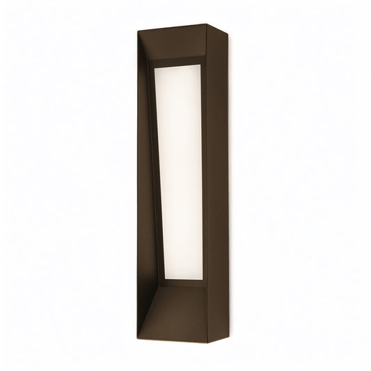 AFX Lighting Rowan 1 Light 20" LED Wall Sconce, Bronze/White - RWNW0520LAJUDBZ