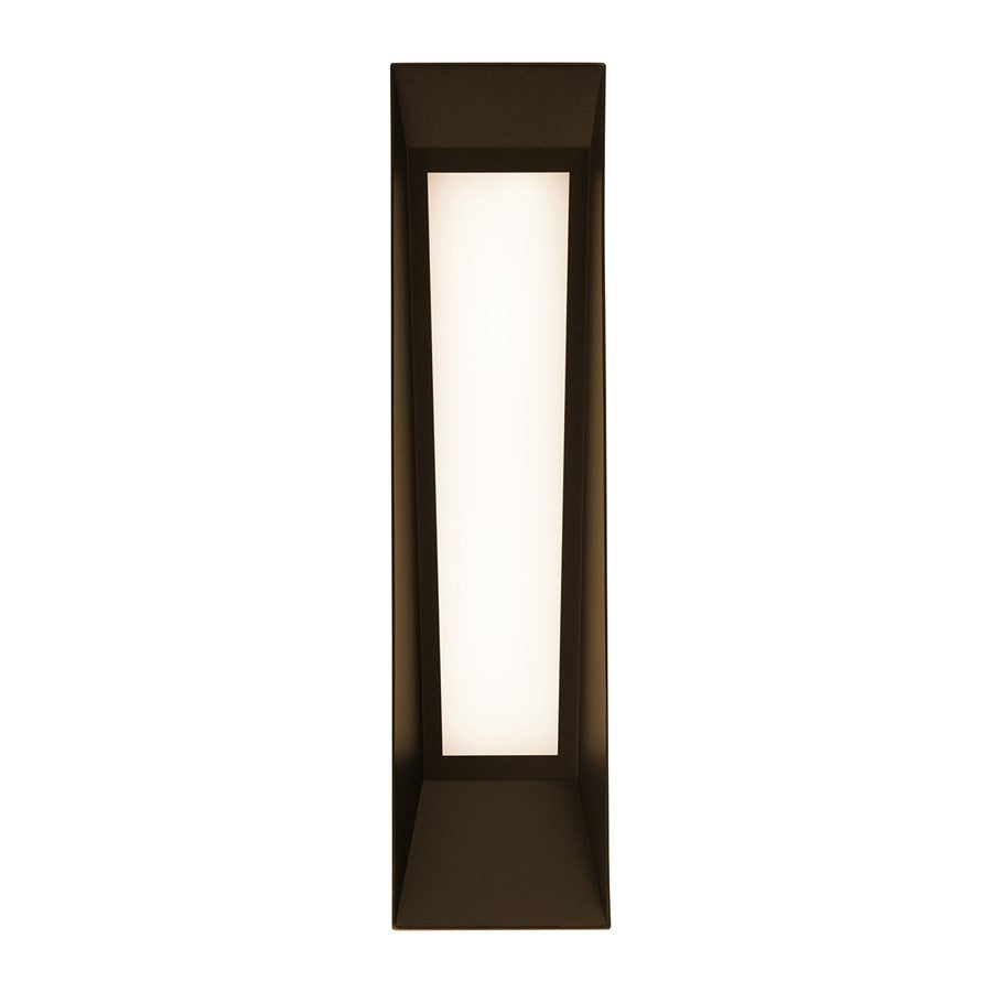 AFX Lighting Rowan 1 Light 20" LED Wall Sconce, Bronze/White