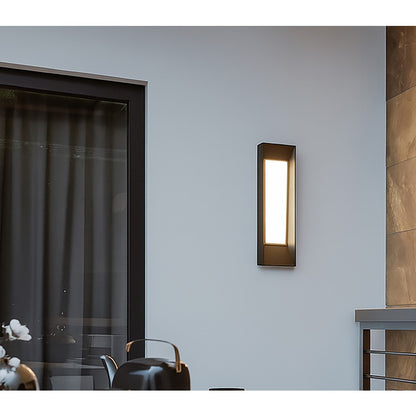 AFX Lighting Rowan 1 Light 20" LED Wall Sconce, Bronze/White