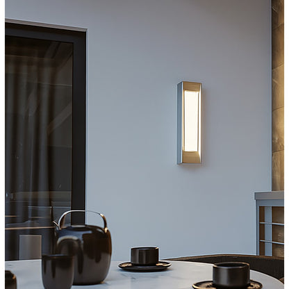 AFX Lighting Rowan 1Lt 20" LED Wall Sconce, Grey/White