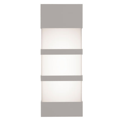 AFX Lighting State 1Lt 12" LED Outdoor Sconce, Grey/White