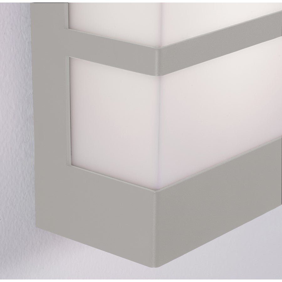 AFX Lighting State 1Lt 12" LED Outdoor Sconce, Grey/White