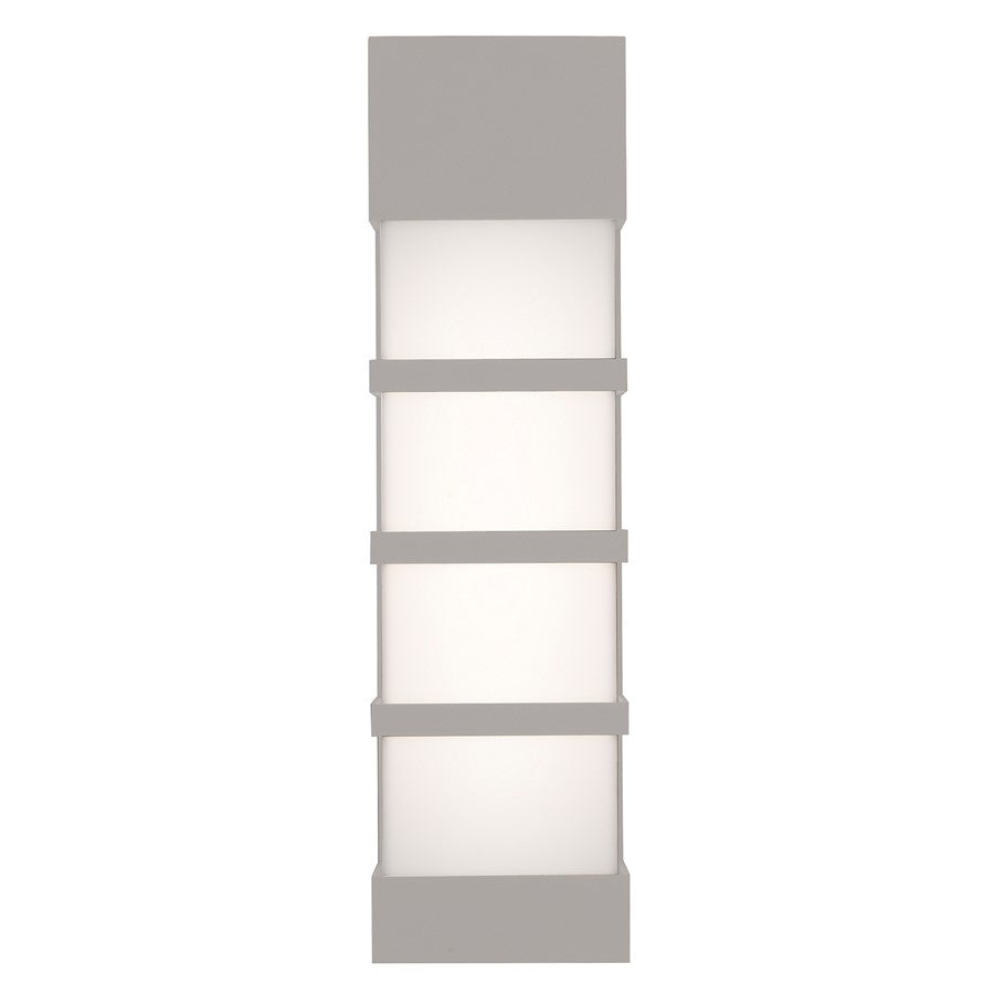 AFX Lighting State 1Lt 17" LED Outdoor Sconce, Grey/White