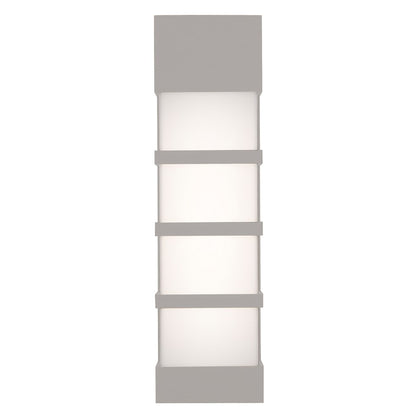 AFX Lighting State 1Lt 17" LED Outdoor Sconce, Grey/White