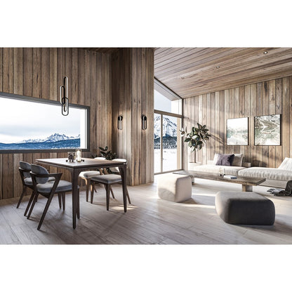 AFX Lighting Sienna 1LT 14'' LED Sconce, Black/White