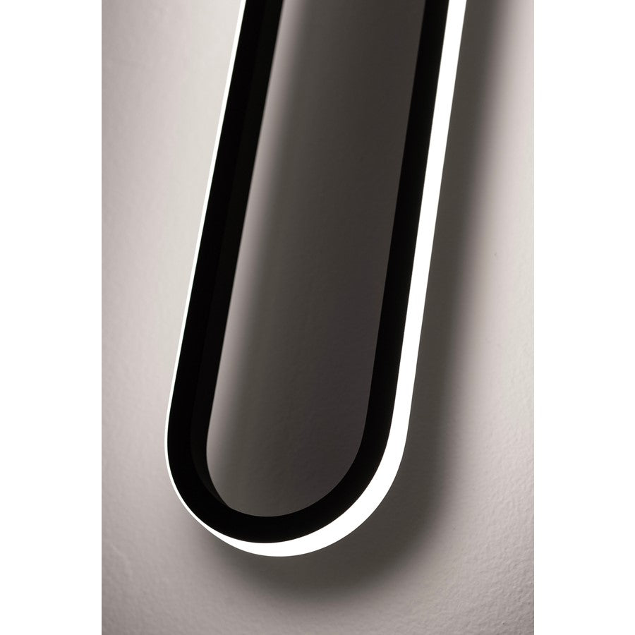 AFX Lighting Sienna 1LT 14'' LED Sconce, Black/White