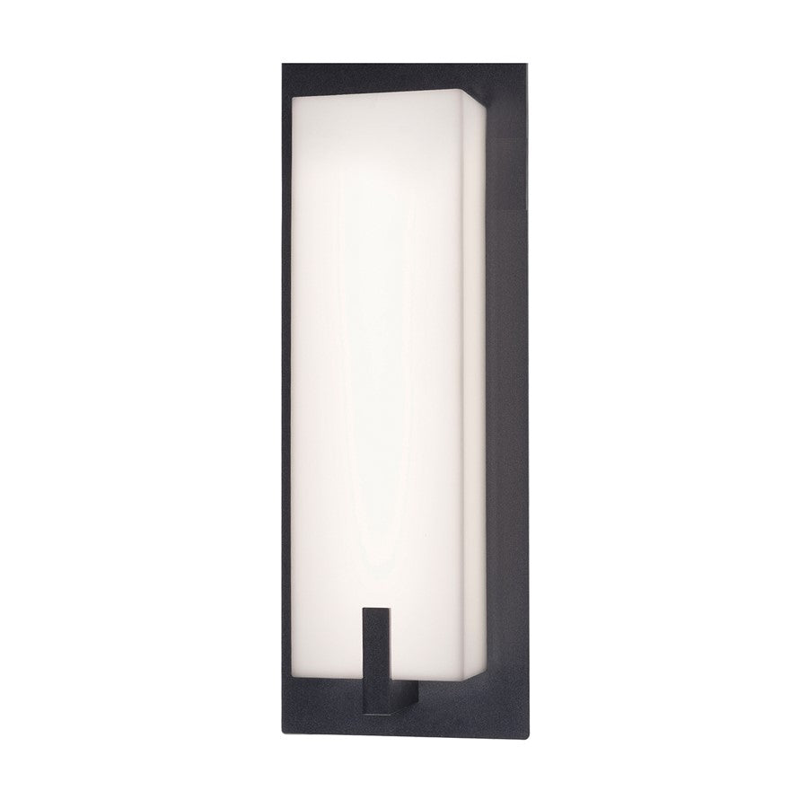 AFX Lighting Sinclair 1 Light 10" LED Wall Sconce, Black/White - SNS0410LAJUDBK