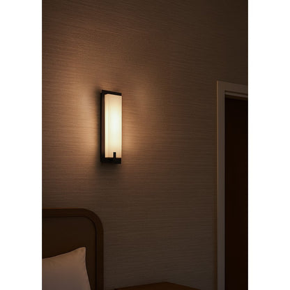 AFX Lighting Sinclair 1 Light 10" LED Wall Sconce, Black/White