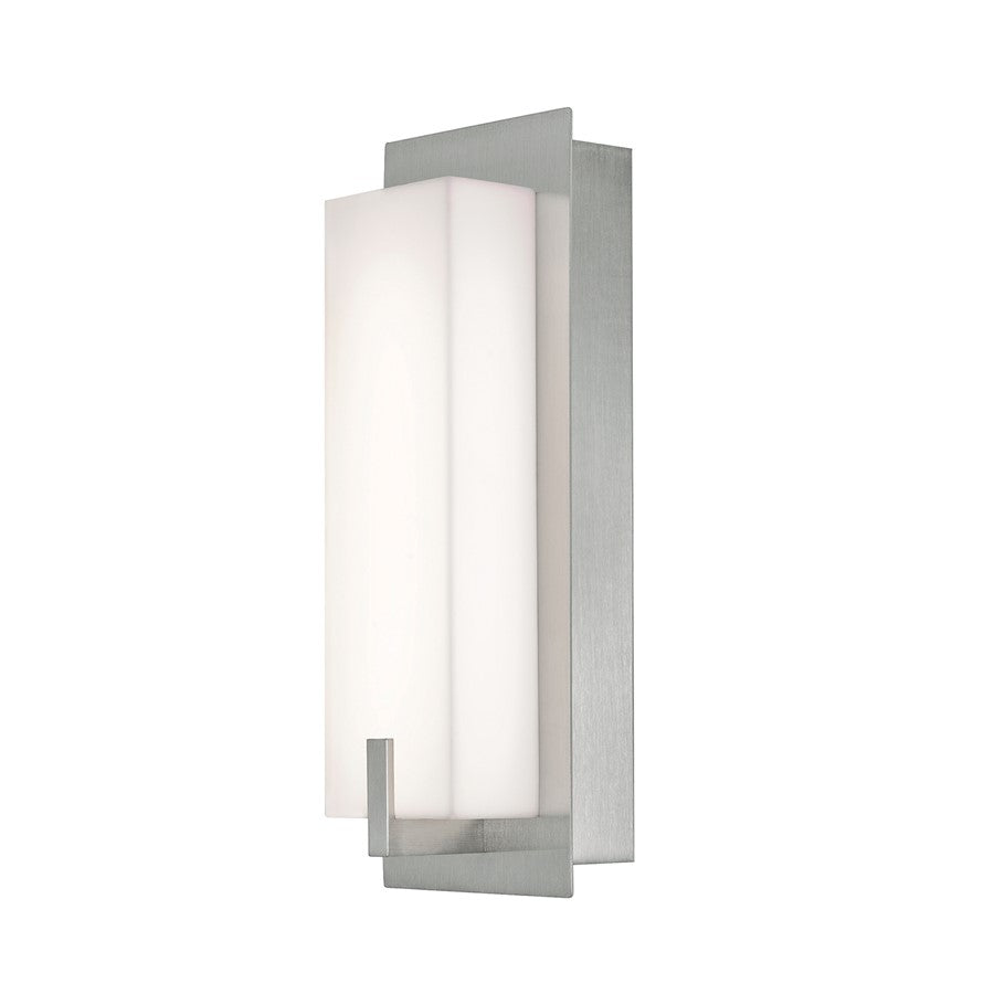 AFX Lighting Sinclair 1Lt 10" LED Wall Sconce, Nickel/White