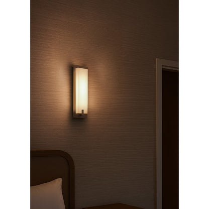 AFX Lighting Sinclair 1Lt 10" LED Wall Sconce, Nickel/White