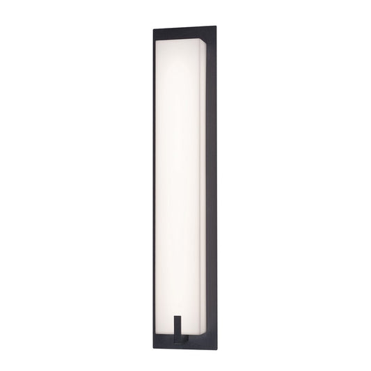 AFX Lighting Sinclair 1 Light 18" LED Wall Sconce, Black/White - SNS0418LAJUDBK