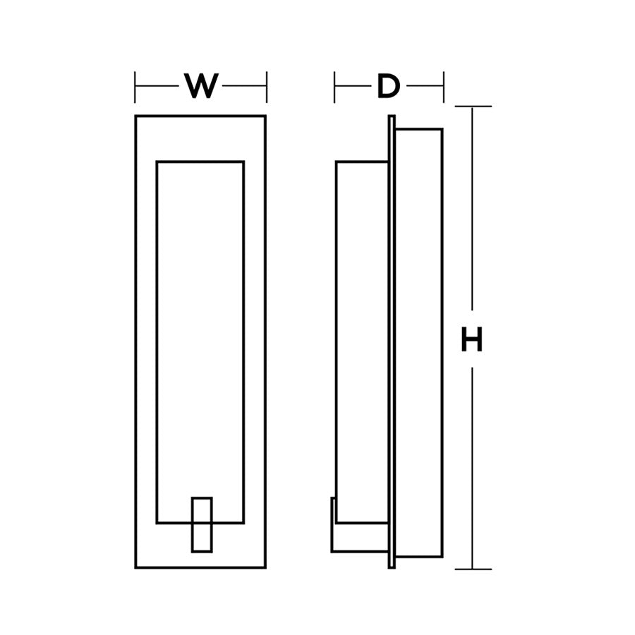 AFX Lighting Sinclair 1Lt 18" LED Wall Sconce, Nickel/White