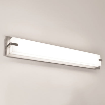LED Bathroom Vanity Light, Satin Nickel
